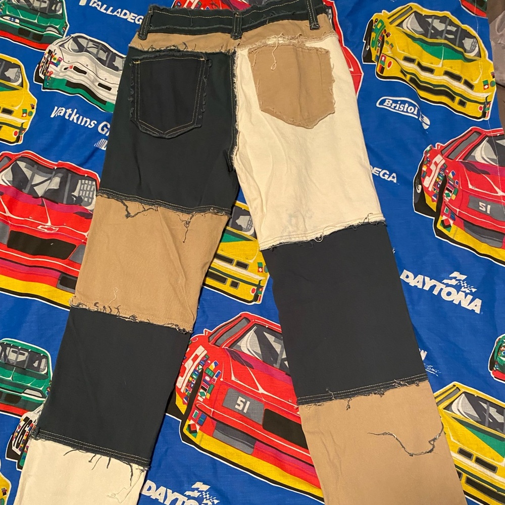 Patch work pants - Picture 4 of 4